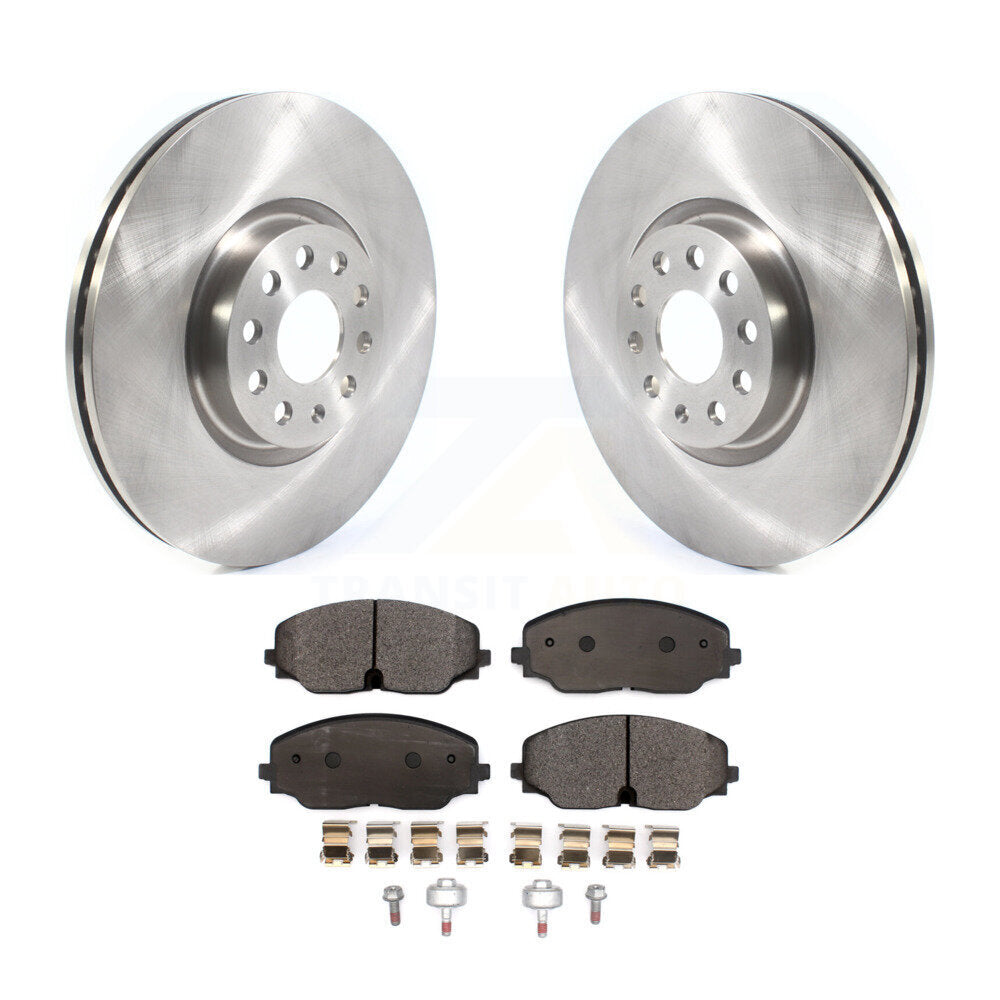 Front Disc Brake Rotors And Ceramic Pads Kit For Volkswagen Atlas Cross Sport