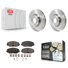 Charger l'image dans la galerie, Front Disc Brake Rotors And Ceramic Pads Kit For Volkswagen Atlas Cross Sport