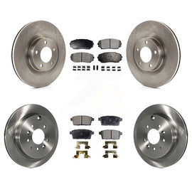 Front Rear Disc Brake Rotors And Ceramic Pads Kit For Ford Edge Lincoln MKX