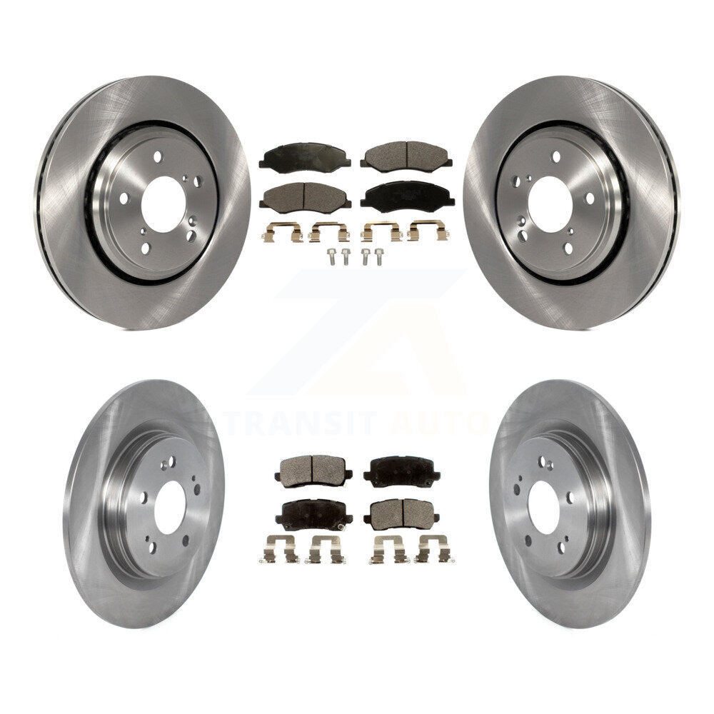 [Front+Rear] 2018-2023 Honda Odyssey Premium OE Brake Rotors & Ceramic Pads Kit For Max Braking