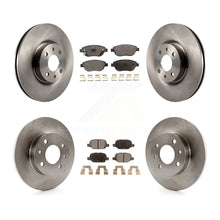 Charger l&#39;image dans la galerie, Front Rear Brake Rotor Ceramic Pad Kit For Fiat 500 Turbocharged with GAS engine