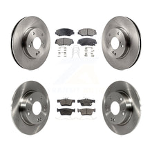 Charger l'image dans la galerie, Front Rear Disc Brake Rotors And Ceramic Pads Kit For Honda Civic