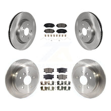 Load image into Gallery viewer, Front Rear Disc Brake Rotors And Ceramic Pads Kit For Toyota Camry
