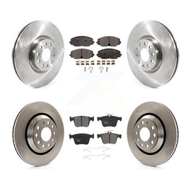 Front Rear Disc Brake Rotor And Ceramic Pad Kit For Volkswagen Atlas Cross Sport