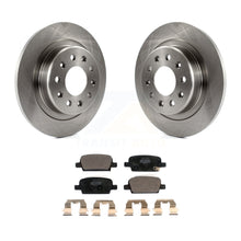 Charger l&#39;image dans la galerie, Rear Brake Rotors Ceramic Pad Kit For Chevrolet Malibu With Manual Parking