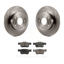 Charger l&#39;image dans la galerie, Rear Disc Brake Rotors And Ceramic Pads Kit For 2018-2022 Honda Accord