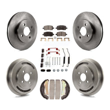 Load image into Gallery viewer, Front Rear Brake Rotor Ceramic Pad &amp; Drum Kit (7Pc) For Chevrolet Cobalt Pontiac