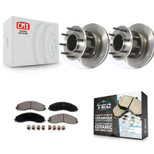 Load image into Gallery viewer, Front Disc Brake Rotor Hub Ceramic Pad Kit For Ford F-450 Super Duty F-550 4 X 2