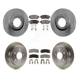 Front Rear Disc Brake Rotor Ceramic Pad Kit For Buick Century Pontiac Grand Prix