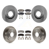 Front Rear Disc Brake Rotor Ceramic Pad Kit For Buick Century Pontiac Grand Prix