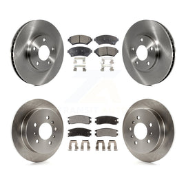 Front Rear Brake Rotor Ceramic Pad Kit For Chevrolet Impala Monte Carlo Intrigue