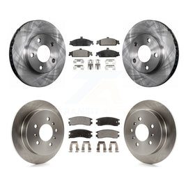 Front Rear Brake Rotor And Ceramic Pad Kit For Pontiac Grand Am Oldsmobile Alero