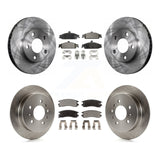 Front Rear Brake Rotor And Ceramic Pad Kit For Pontiac Grand Am Oldsmobile Alero