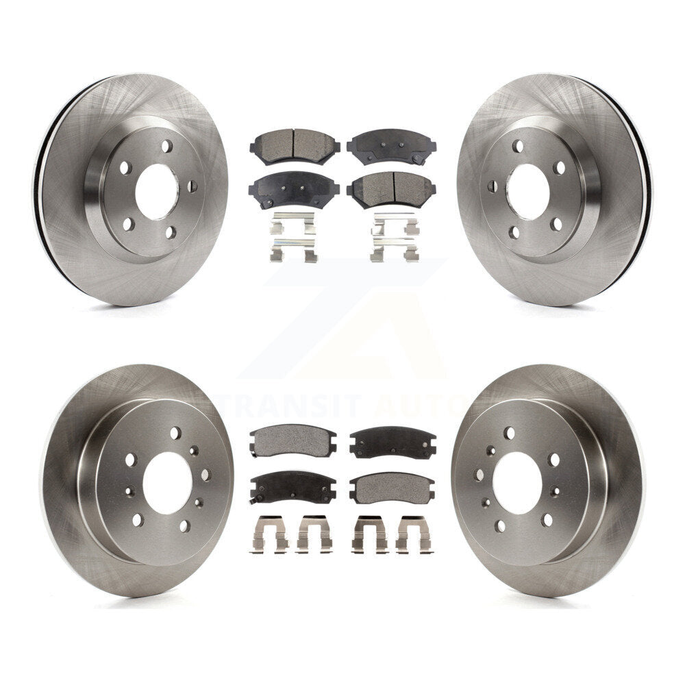[Front+Rear] 2005 Chevrolet Impala Monte Carlo Premium OE Brake Rotors & Ceramic Pads Kit For Max Braking