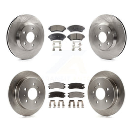 [Front+Rear] 2005 Chevrolet Impala Monte Carlo Premium OE Brake Rotors & Ceramic Pads Kit For Max Braking