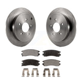 Rear Brake Rotors Ceramic Pad Kit For Buick Rendezvous Chevrolet Venture Pontiac