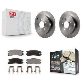 Rear Brake Rotors Ceramic Pad Kit For Buick Rendezvous Chevrolet Venture Pontiac