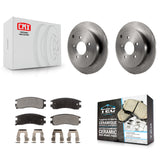 Rear Brake Rotors Ceramic Pad Kit For Buick Rendezvous Chevrolet Venture Pontiac