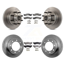 Load image into Gallery viewer, Front Rear Brake Rotor Ceramic Pad Kit For Ford E-250 Econoline E-350 Super Duty