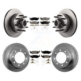[Front+Rear] 2007 Ford E-150 To 10 16 06 Premium OE Brake Rotors & Ceramic Pads Kit For Max Braking