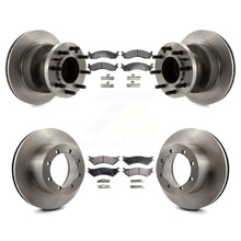 Load image into Gallery viewer, Front Rear Disc Brake Rotors And Ceramic Pads Kit For Ford E-350 Super Duty