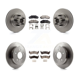 Front Rear Disc Brake Rotor And Ceramic Pad Kit For Ford Ranger Explorer Mercury