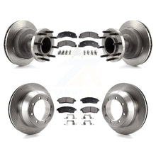 Load image into Gallery viewer, Front Rear Disc Brake Rotors And Ceramic Pads Kit For Ford F-350 Super Duty