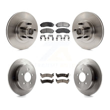 Charger l'image dans la galerie, Front Rear Disc Brake Rotor And Ceramic Pad Kit For Ford Explorer Sport Trac RWD