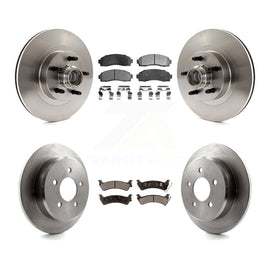 Front Rear Disc Brake Rotor And Ceramic Pad Kit For Ford Explorer Sport Trac RWD