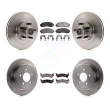 Charger l'image dans la galerie, Front Rear Disc Brake Rotor And Ceramic Pad Kit For Ford Explorer Sport Trac RWD