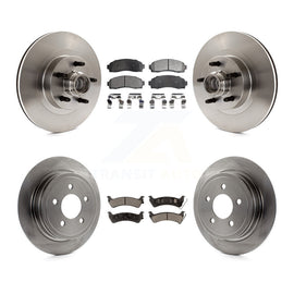 Front Rear Disc Brake Rotor And Ceramic Pad Kit For Ford Explorer Sport Trac RWD