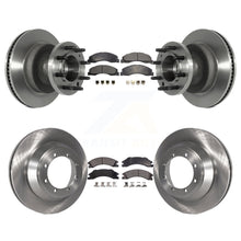 Load image into Gallery viewer, Front Rear Brake Rotor &amp; Ceramic Pad Kit For Ford E-450 Super Duty DIESEL engine