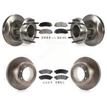 Load image into Gallery viewer, [Front+Rear] 2009-2010 Ford F-350 Super Duty RWD Premium OE Brake Rotors &amp; Ceramic Pads Kit For Max Braking