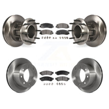 Charger l&#39;image dans la galerie, [Front+Rear] 2011-2012 Ford F-250 Super Duty RWD Premium OE Brake Rotors &amp; Ceramic Pads Kit For Max Braking