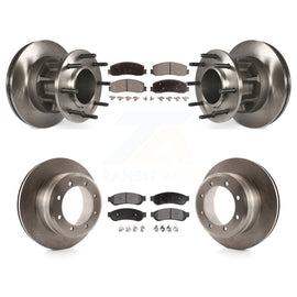 [Front+Rear] 2011 Ford F-350 Super Duty RWD Premium OE Brake Rotors & Ceramic Pads Kit For Max Braking