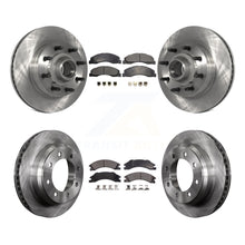 Charger l'image dans la galerie, Front Rear Brake Rotor And Ceramic Pad Kit For Ford E-350 Super Duty E-250 E-150