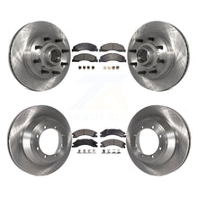 Load image into Gallery viewer, Front Rear Brake Rotor &amp; Ceramic Pad Kit For Ford E-450 Super Duty DIESEL engine