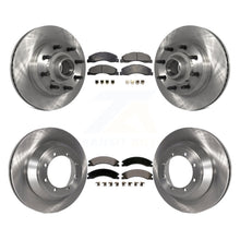Charger l'image dans la galerie, Front Rear Disc Brake Rotors And Ceramic Pads Kit For Ford E-450 Super Duty