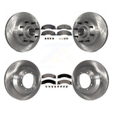 Front Rear Disc Brake Rotors And Ceramic Pads Kit For Ford E-450 Super Duty