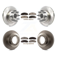 Charger l'image dans la galerie, Front Rear Disc Brake Rotors And Ceramic Pads Kit For Ford F-350 Super Duty