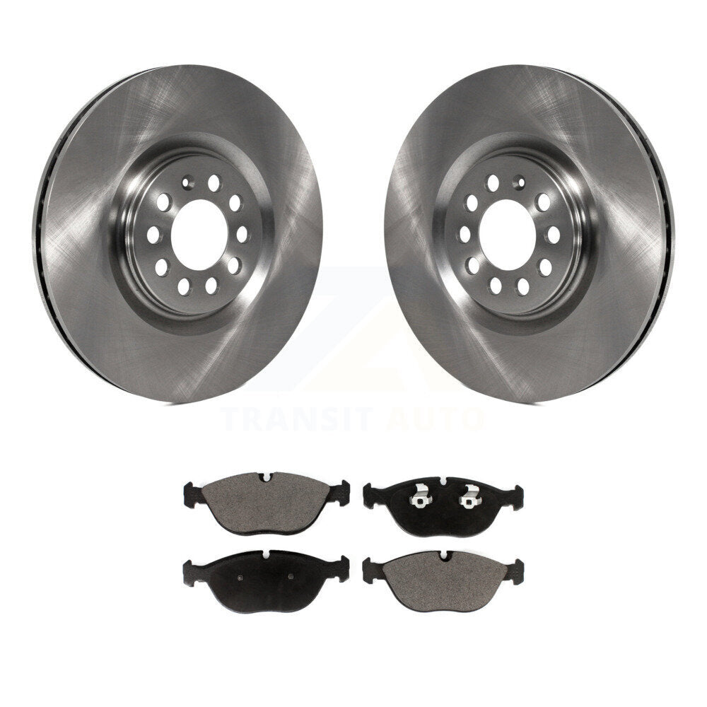 Front Disc Brake Rotors And Ceramic Pads Kit For 2006 Audi TT Quattro 3.2L