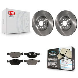 [Front] 2006 Audi TT Quattro 3.2L Premium OE Brake Rotors & Ceramic Pads Kit For Max Braking