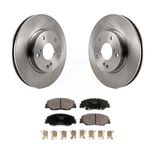 Charger l&#39;image dans la galerie, Front Disc Brake Rotors And Ceramic Pads Kit For Honda Insight Civic