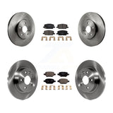 Front Rear Disc Brake Rotors And Ceramic Pad Kit For Chevrolet Trax Buick Encore