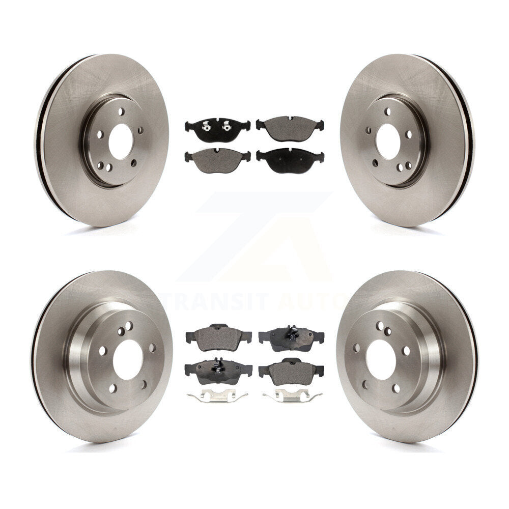 [Front+Rear] 2004-2005 Mercedes-Benz E500 AWD Premium OE Brake Rotors & Ceramic Pads Kit For Max Braking