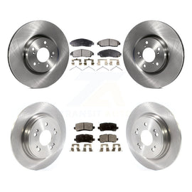 [Front+Rear] 14-20 Acura RLX Sport Hybrid SH-AWD Premium OE Brake Rotors & Ceramic Pads Kit For Max Braking