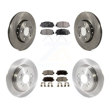 Charger l'image dans la galerie, Front Rear Disc Brake Rotors And Ceramic Pads Kit For Acura RLX