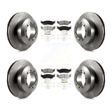 Front Rear Brake Rotors Ceramic Pad Kit For Ford F59 F-53 Motorhome Chassis F-59