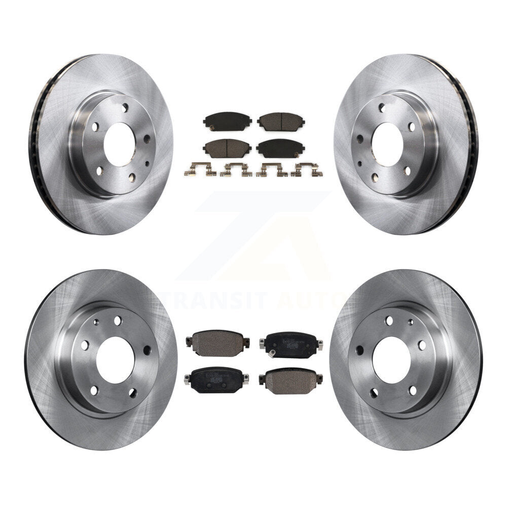 [Front+Rear] 2019-2021 Mazda CX-3 FWD Premium OE Brake Rotors & Ceramic Pads Kit For Max Braking