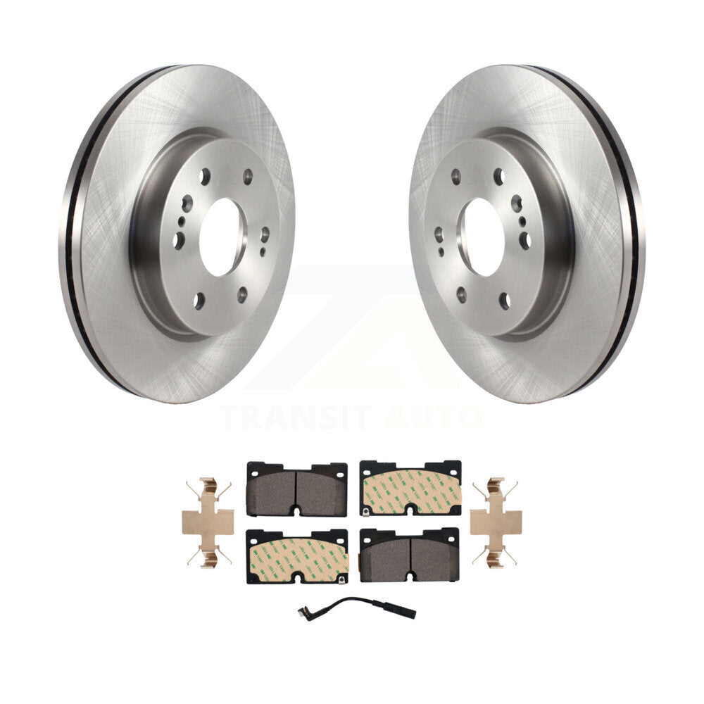 Front Brake Rotors Ceramic Pad Kit For Chevrolet Silverado 1500 GMC Sierra Tahoe